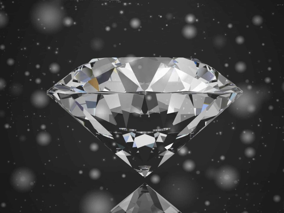 Shiny bright diamond on background ( Vintage Style)